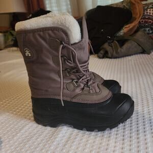 KAMIK EUC WOMEN'S SIZE 6 WATER RESISTANCE LINED WINTER BOOTS